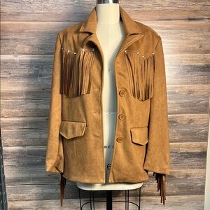 Forever 21 Women's Tassle Blazer Jacket NWT